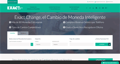 Desktop Screenshot of exactchange.es